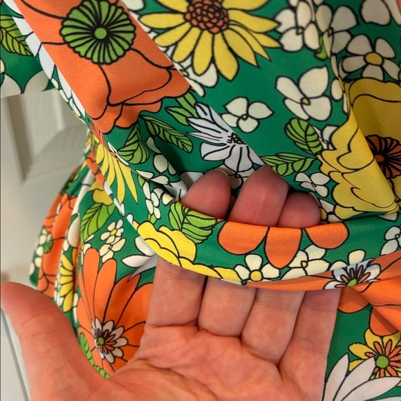 Altar Houseline Francis Wrap Dress Size 5X Vintage Retro 60’s 70’s Plus Artisan - Picture 6 of 16